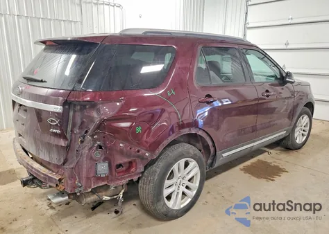 2018 Ford Explorer Xlt z USA, uszkodzony, nr VIN 1FM5K8D83JGA65881